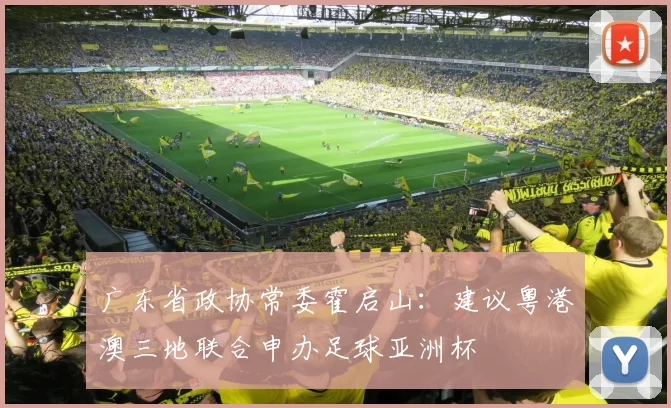 广东省政协常委霍启山:建议粤港澳三地联合申办足球亚洲杯